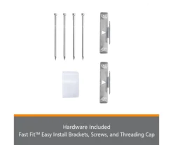 Kenney Fast Fit 2-Piece Adjustable Tension Curtain Rod Set, (28"-48") -Home Store 810679607 A0 07