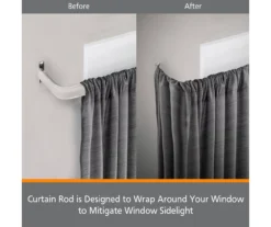 Kenney Fast Fit 2-Piece Adjustable Tension Curtain Rod Set, (28"-48") -Home Store 810679609 A0 03