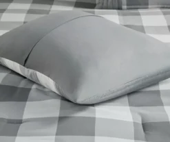 Kingston Gray & White Buffalo Check California King 8-Piece Comforter Set -Home Store 810679989 810679990 810679991 A8 11